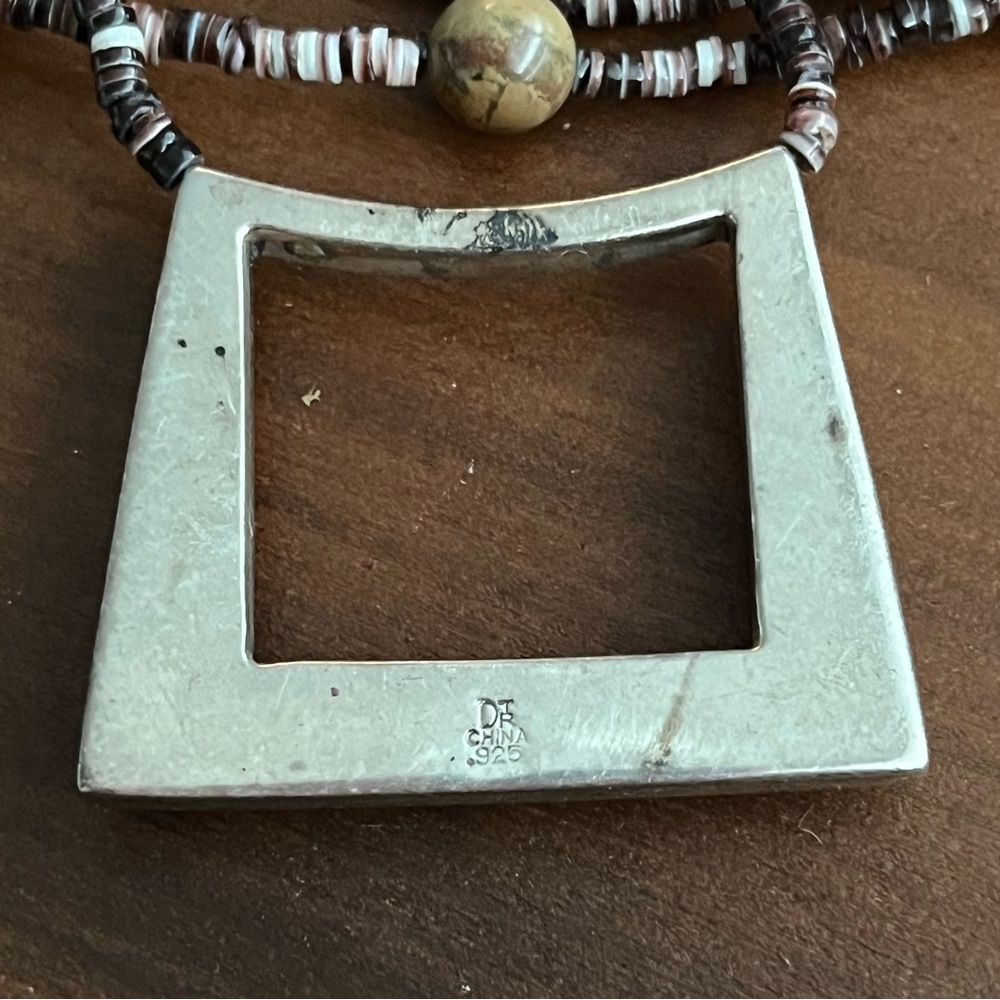 💙Vintage Sterling Silver Multi-Strand Beaded Necklace - Picture 3 of 8